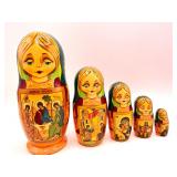 Russian nesting dolls.