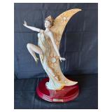 Vittorio Sabadin Porcelain Figurine, 1920s woman