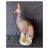 Gilt with gold peacock