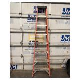 Work Safe 8' fiberglass step ladder