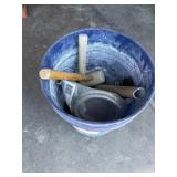 Bucket and contents, misc. tools