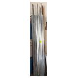 Galvanized metal framing studs
