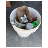 Bucket and contents, misc. tools