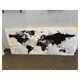 World Map wall art (5) pieces