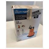 EverBilt Utility Pump 1/4HP.