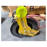 Central Pneumatic Air Compressor Reel with Hoses.