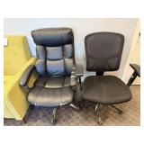 (3) office chairs