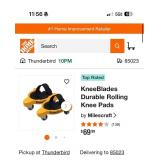 KneeBlades rolling knee pads, new in box