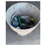 Bucket and contents, misc. tools