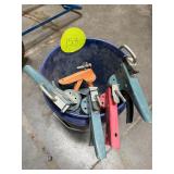 Bucket and contents, misc. tools