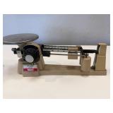 (2) scales, triple beam balance and Baufa deli sca