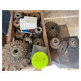 Large qty CNC cutting tools, saw blades.