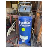 (2) Compressors, bead blaster, horizontal band saw