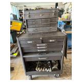 Kennedy Rolling Tool Cabinet w/ Tool Box, Contents