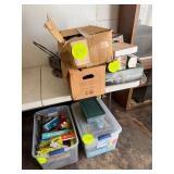 All model trains, several containers.