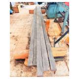 Steel bars, HEAVY! These bars weigh 100s of lbs ea