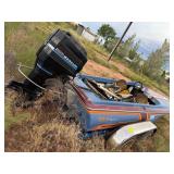 Boat and trailer, parts, no title, no registration