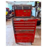 Rem Line Rolling Tool Cabinet w/ Tool Box,Contents