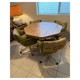 Vintage Dinette Set, table with 4 chairs.