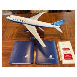 United 747 Flight Manuals and 747 Scaled Model