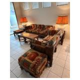 Complete Vintage room combo, Sofa, Loveseat, Coffe