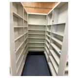 8 foot tall 4 foot wide 12 inch deep shelving