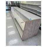 Gondola shelving counter