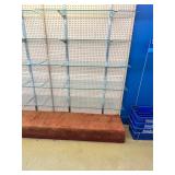 gondolas shelving with glass shelves