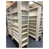 2 foot wide 12 inch Jeep 8 foot tall shelving