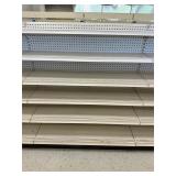 Gondola shelving 4 foot long