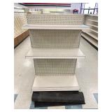 3 foot gondola shelving lend caps