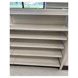 Gondola shelving 4 foot long