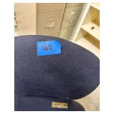Office chair with wheels no arms rest