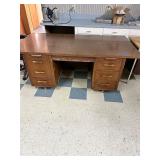 Large wooden desk