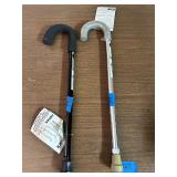 Two walking canes