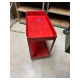 Red rollaround cart