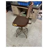 Extra tall, stationary chair
