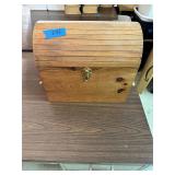 Wooden small chest for displays