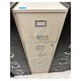 Brown filing cabinet