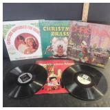 Vintage Christmas Vinyl Records