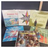 6 Christmas Vinyl Records
