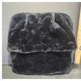 Black Heated Plush Pad