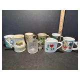 Ceramic and Glass Mug Collection