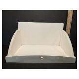 White Wooden Desk Organizer