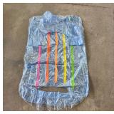 Clear Inflatable Pool Float with Stripes