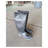 Black Rubber Work Boots, Made in USA