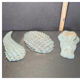 Yard Art Crocodile Set