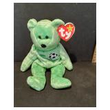Ty Kicks Beanie Baby Soccer Bear