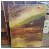 Abstract Painting Signed by Artist
