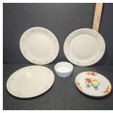 Ceramic Plates and Bowl Set